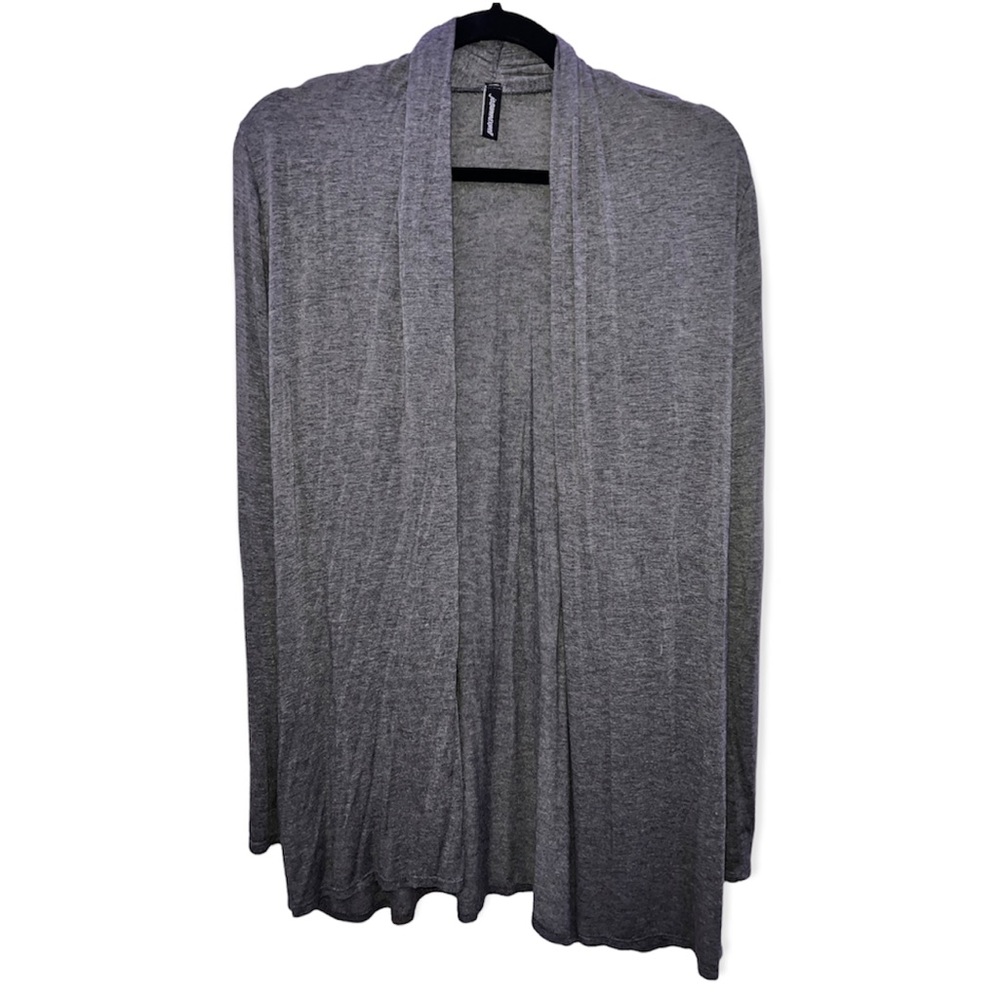JASON MAXWELL | GRAY OPEN FRONT SWEATER
